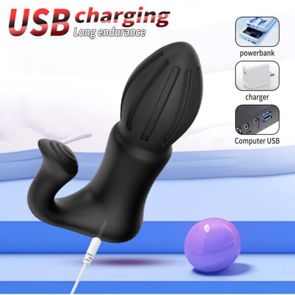 Rocket Wearable Vibrating Anal Plug with Remote Control | Discreet, Multi-Speed, Unisex Pleasure Toy - Image 3