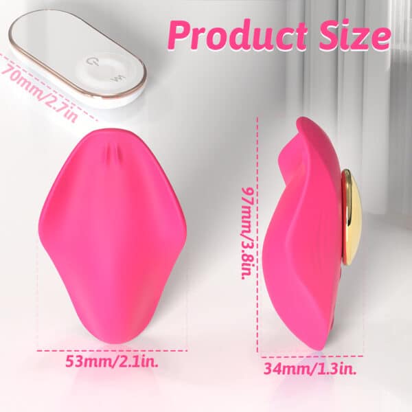 Butterfly Panty Vibrator for Women – Remote-Controlled Wearable Toy with Magnetic Fixation - Image 3