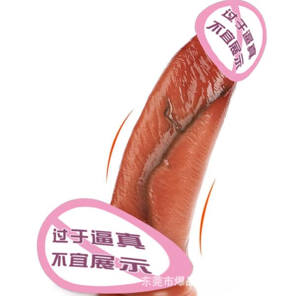 Extra Large Realistic Dildo for Women – Liquid Silicone Lifelike Dong with Strong Suction Base - Image 3