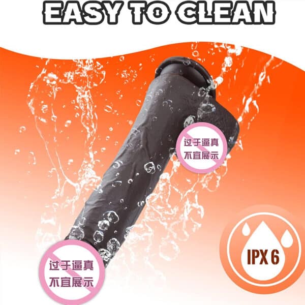 Automatic Thrusting Realistic Dildo – Telescopic Vibrator for Women with Strong Suction Base