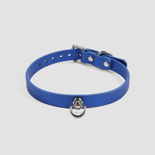 Premium Genuine Leather BDSM Collar with Leash – Adjustable K9 Restraint for Submissive Roleplay & Pet Play - Image 4