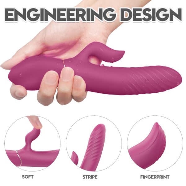 Plush AV Vibrator for Women – Soft Female Masturbator with Powerful Orgasmic Massage - Image 2