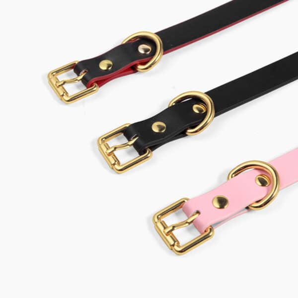 Adjustable PU Leather BDSM Collar with Bell – High-End Bondage Choker with Leash for Roleplay & Submission - Image 5