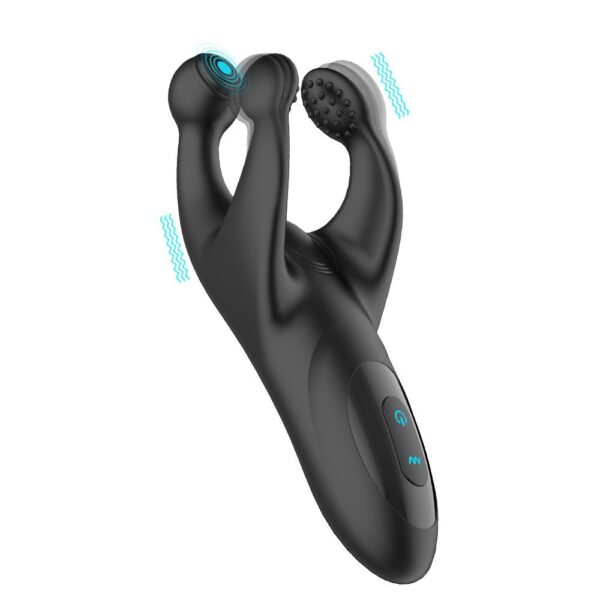 Odin Triple-Arm Vibrating & Spanking Anal Plug Prostate Massager | Unisex Handheld Toy - Image 4