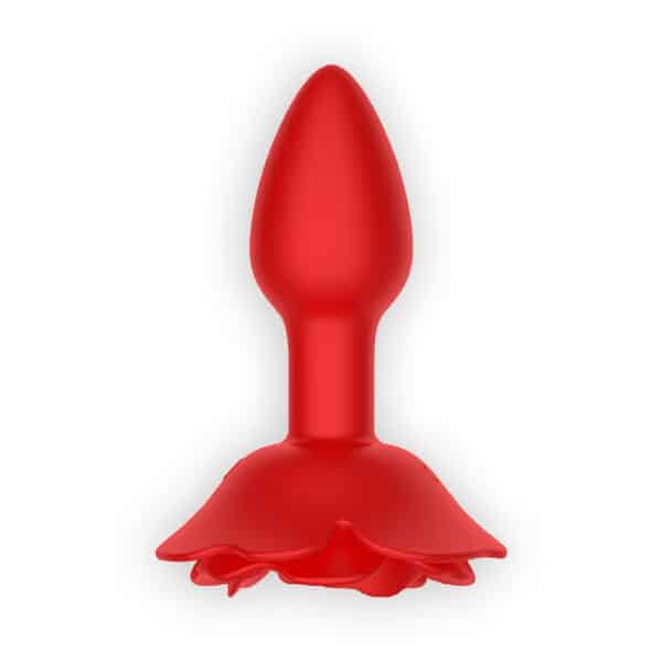 Rose-Shaped Anal Plug with Clitoral Stimulation | Wireless Remote Control & Rechargeable Women’s Pleasure Toy - Image 4