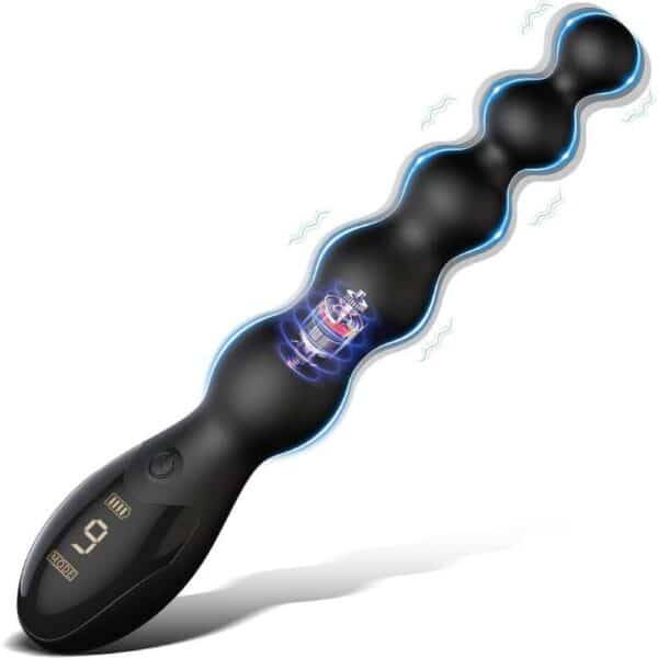 Digital Display Anal Beads with Multi-Speed Vibrations | Unisex Prostate & Anal Massager Vibrator for Men & Women - Image 3