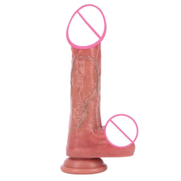Electric Thrusting Realistic Dildo – Soft Silicone Telescopic Vibrator Machine for Women - Image 5