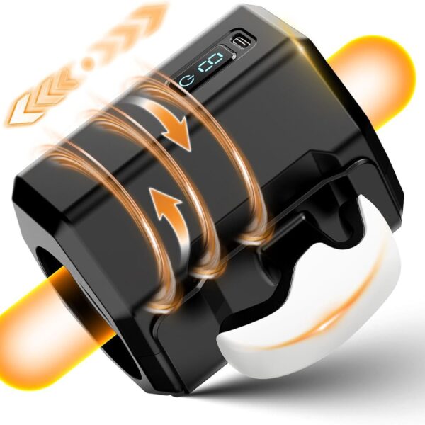 Full-Penetration Automatic Thrusting & Rotating Male Masturbator – Rechargeable Penis Trainer with Open-Ended Design - Image 4
