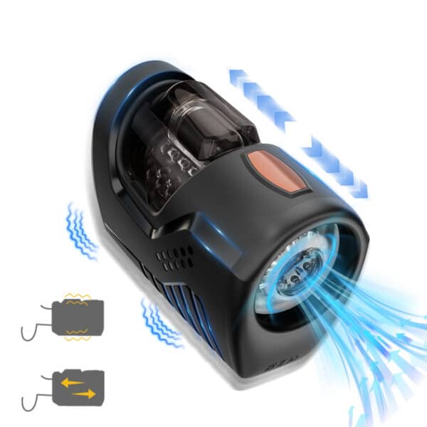 Space Capsule Automatic Thrusting & Vibrating Male Masturbator – Realistic Vagina Stroker for Deep Stimulation - Image 4